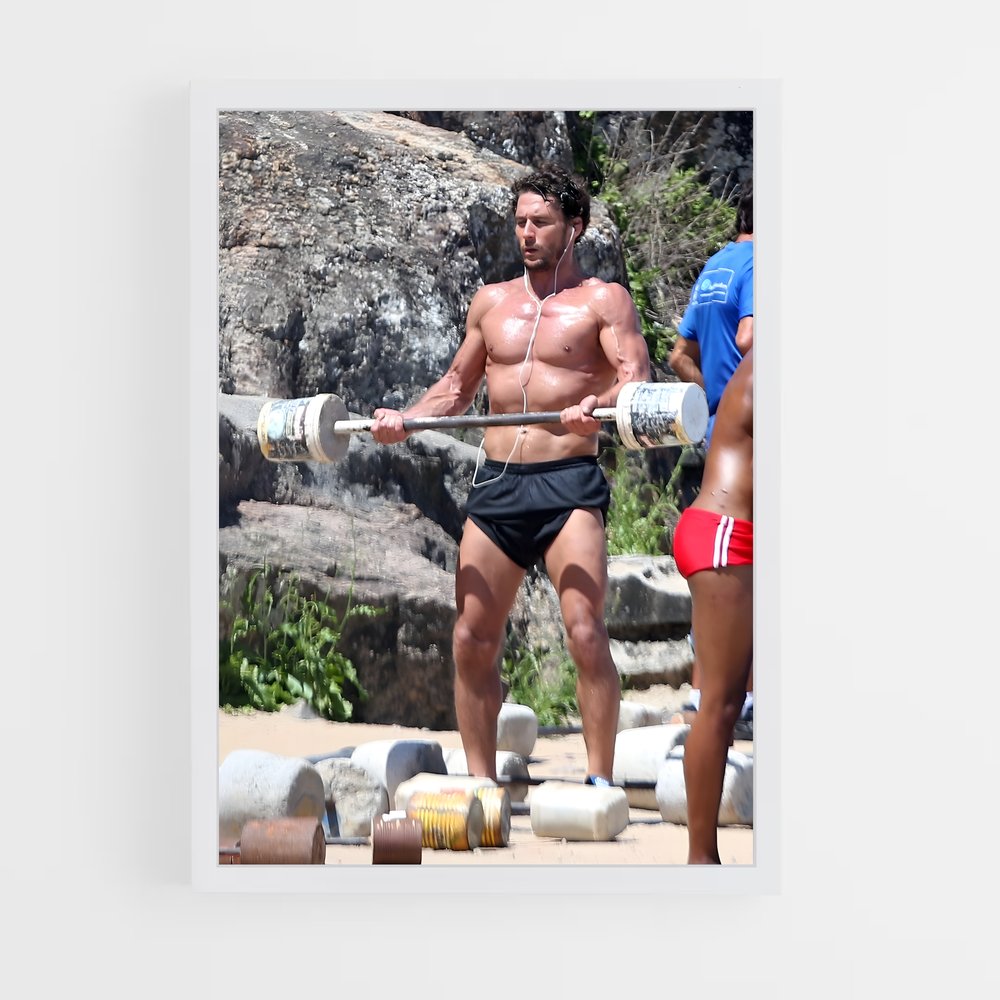 Poster Hugh à la Plage – affiche Judo (vue 3)